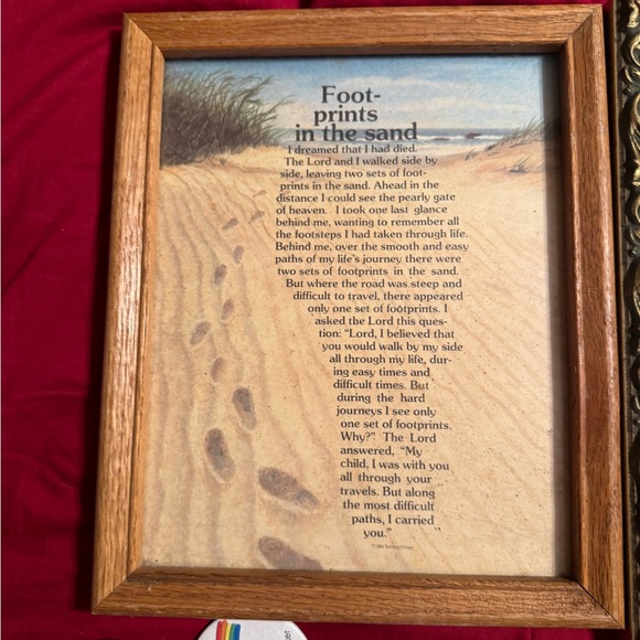 15 PC Christian Religion Set: Wall Decor Frames, Buttons, Bag, Crosses & More - Picture 7 of 11